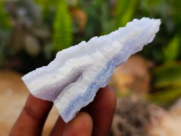 Natural Etched Blue Chalcedony Geodes x 59 From Nsanje, Malawi