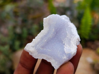 Natural Etched Blue Chalcedony Geodes x 59 From Nsanje, Malawi