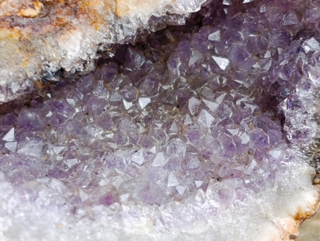 Natural Amethyst Agate Geodes And Plates x 12 From Zululand, South Africa