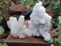 Natural Lesotho Drusy Quartz Snow Fingers Specimens x 12 From Alberts Mountain, Lesotho