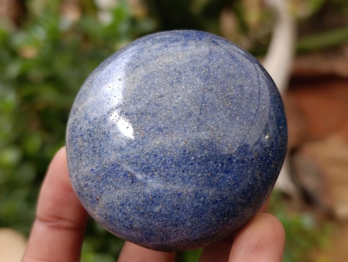 Polished Lazulite Galets x 12 From Madagascar