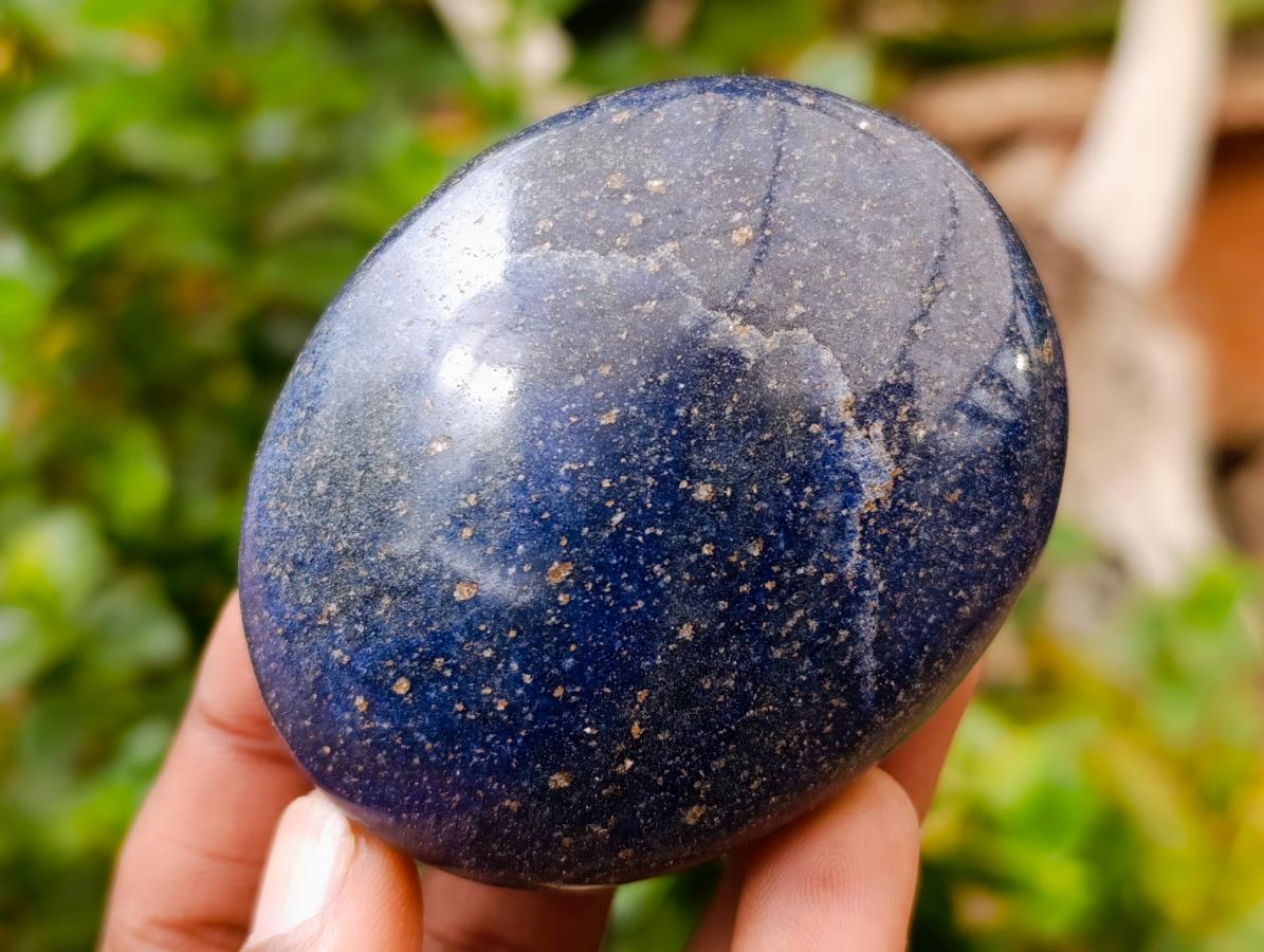 Polished Lazulite Galets x 12 From Madagascar