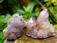 Natural Ametrine Spirit Clusters x 20 From Boekenhouthoek, South Africa