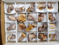 Natural Ametrine Spirit Clusters x 20 From Boekenhouthoek, South Africa