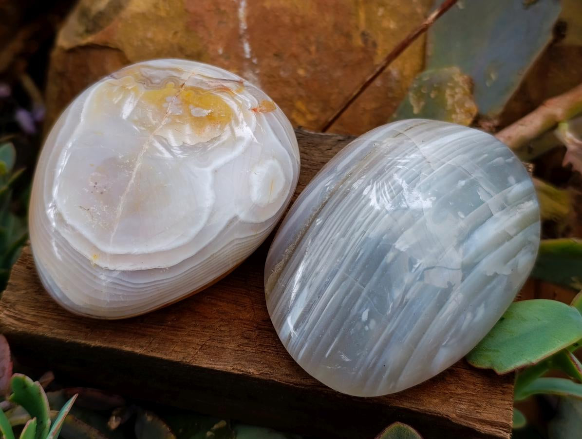 Polished Red Shashe River Agate Standing And Free Forms x 8 From Shashe River, Zimbabwe