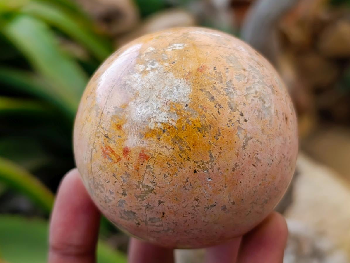 Polished Small Runestone Moonstone Feldspar Spheres x 8 From Zimbabwe