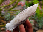 Natural Drusy Quartz Coated Calcite Spearhead Specimens x 12 From Alberts Mountain, Lesotho