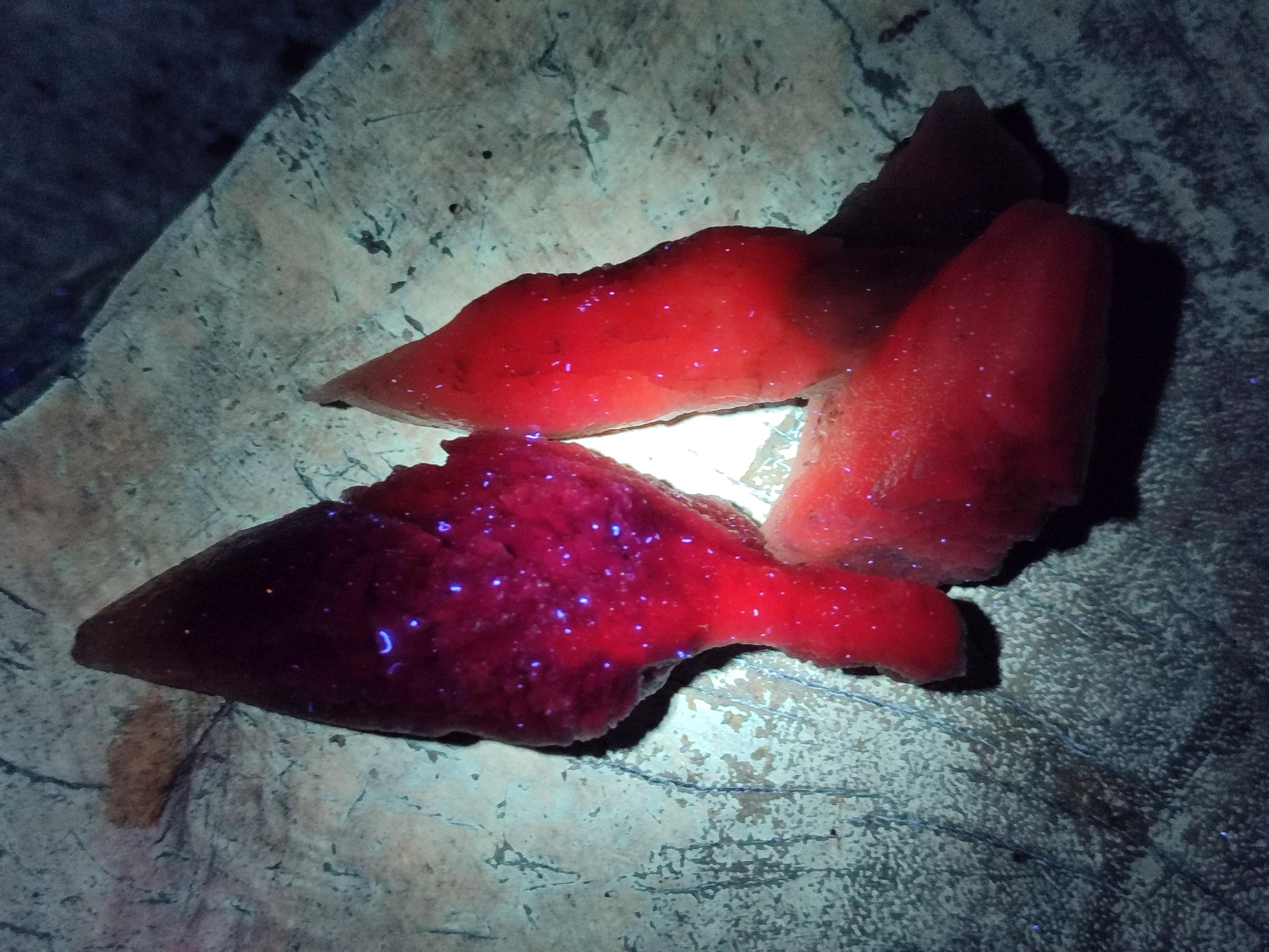 Natural Drusy Quartz Coated Spearhead Calcite Specimens x 20 From Alberts Mountain, Lesotho - Toprock Gemstones and Minerals 