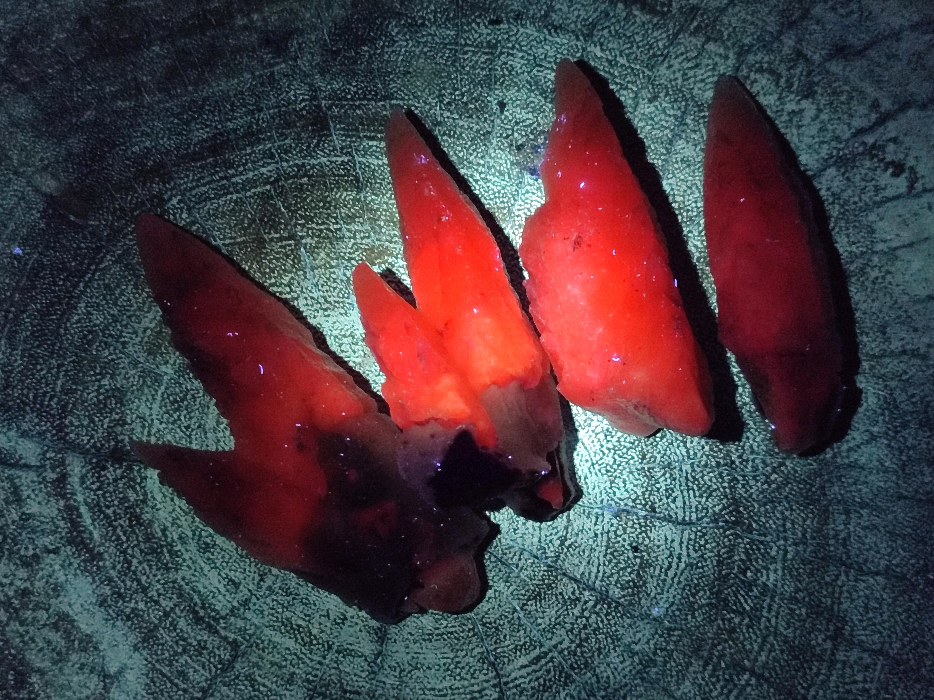 Natural Drusy Quartz Coated Spearhead Calcite Specimens x 20 From Alberts Mountain, Lesotho - Toprock Gemstones and Minerals 