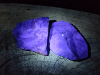 Natural Watermelon Fluorite Cobbed Specimens x 12 From Uis, Namibia
