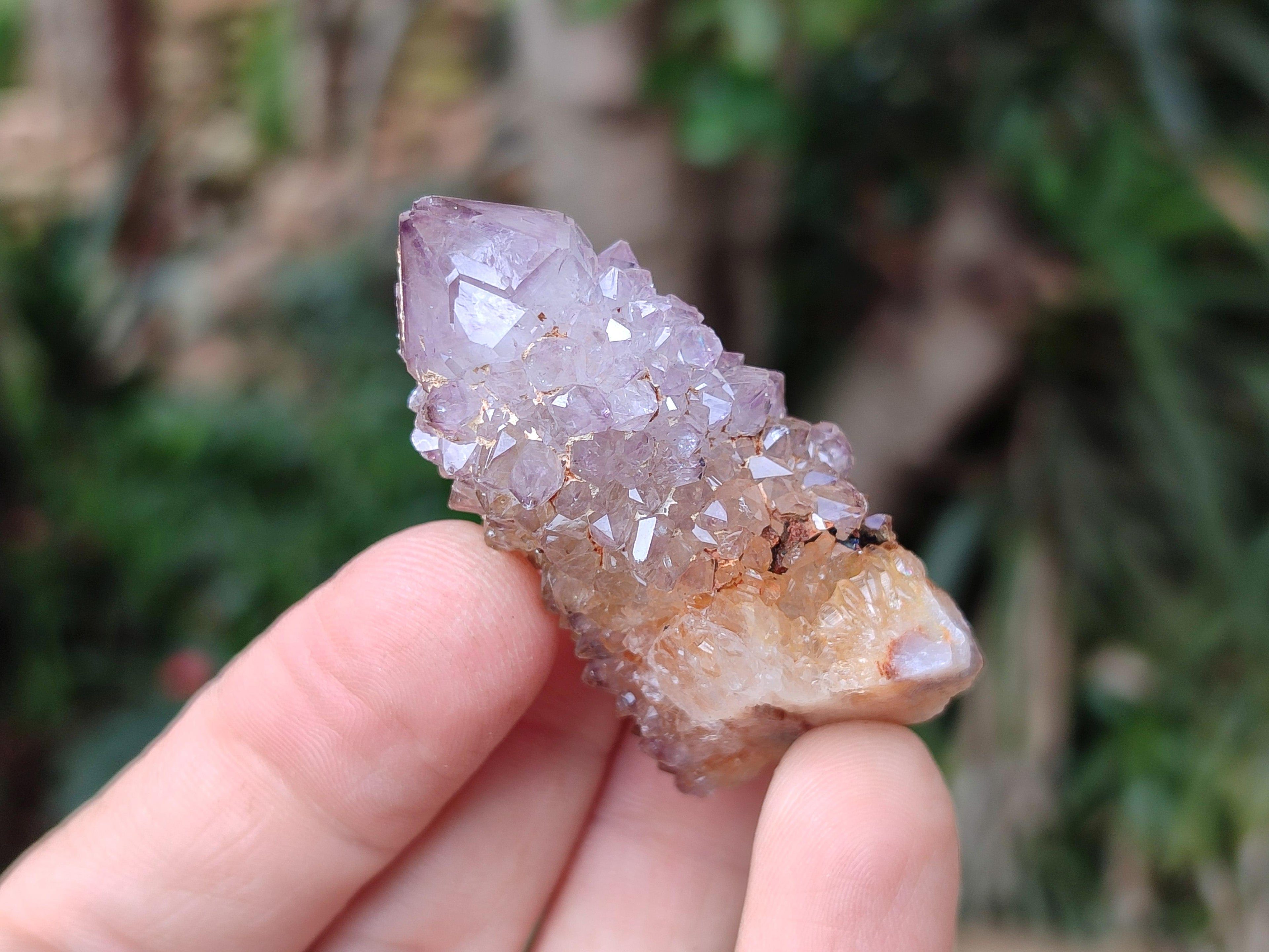 Natural Drusy Sunburst Spirit Clusters x 20 From Boekenhouthoek, South Africa