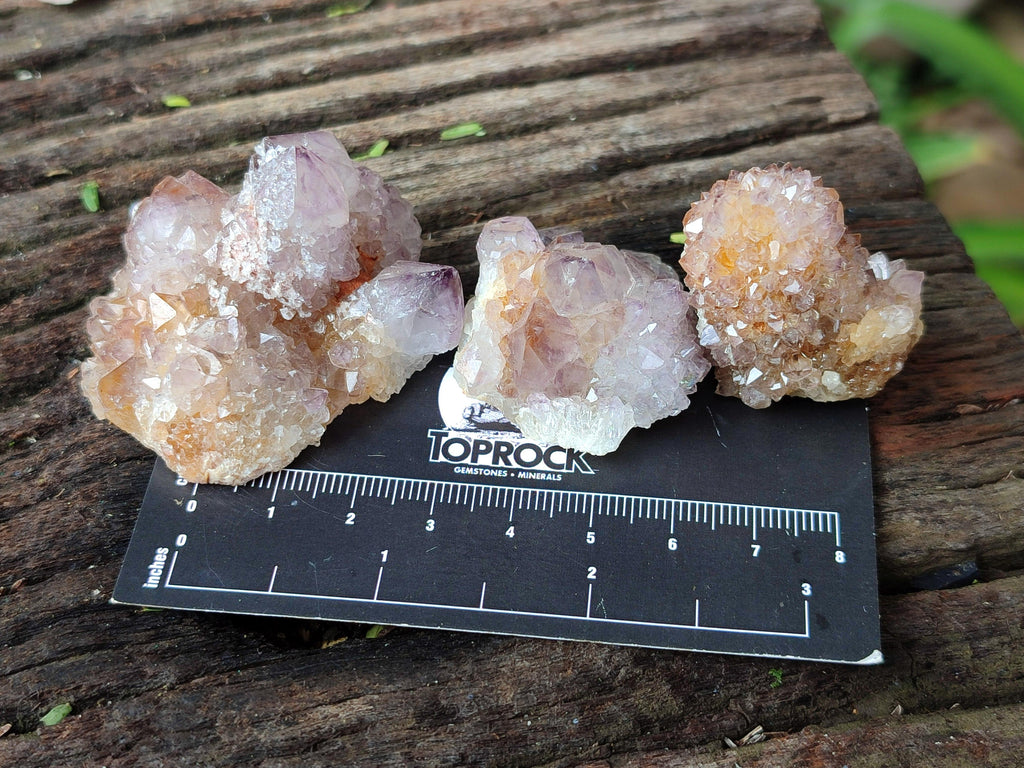 Natural Drusy Sunburst Spirit Clusters x 20 From Boekenhouthoek, South Africa