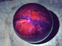 Polished Sodalite Spheres x 2 From Kunene River, Namibia