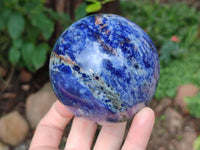 Polished Sodalite Spheres x 2 From Kunene River, Namibia