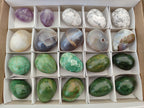 Polished Selected Mixed Mineral and Crystal Eggs x 20 From Zimbabwe