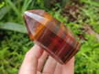 Polished Banded Tiger Iron Jasper Points x 3 From South Africa - Toprock Gemstones and Minerals 