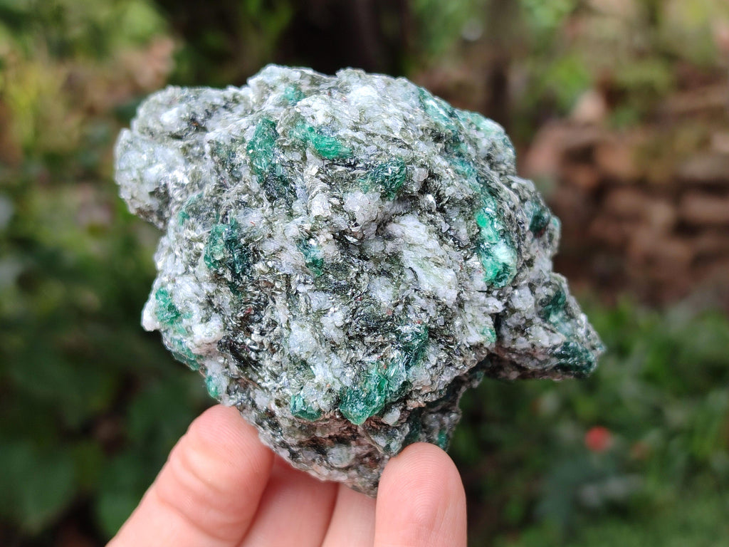Natural Emerald Mica 'Mutokolite' Cobbed Specimens x 6 From Mutoko, Zimbabwe