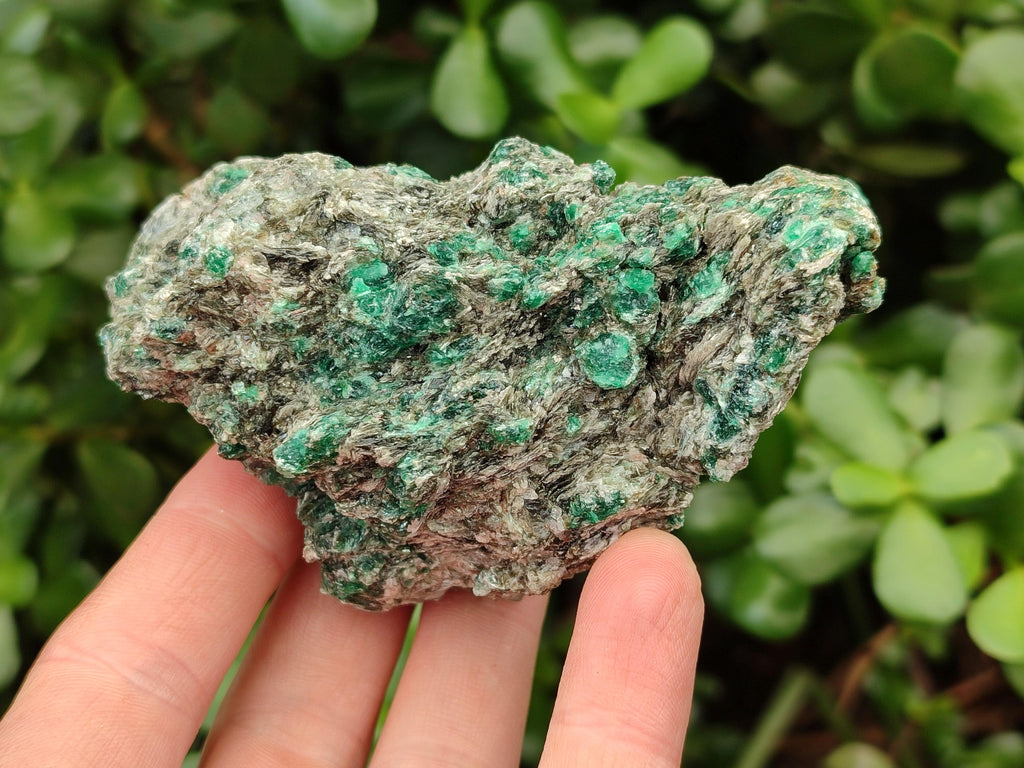 Natural Emerald Mica 'Mutokolite' Cobbed Specimens x 6 From Mutoko, Zimbabwe