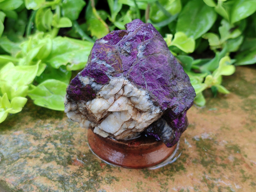 Natural Metallic Purpurite Specimens x 6 From Erongo, Namibia