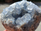 Natural Blue Celestite Specimens x 6 From Sakoany, Madagascar
