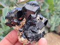 Natural Schorl Black Tourmaline with Associated Minerals x 6 From Erongo, Namibia
