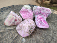 Polished Cobaltion Dolomite Free Form x 4 From Kakanda, Congo