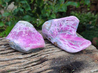 Polished Cobaltion Dolomite Free Form x 4 From Kakanda, Congo