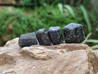 Natural Black Tourmaline Specimens x 3,97 Kg Lot From Zimbabwe