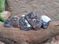 Natural Bright Silver Lead Galena Cobbed Specimens x 23 From Kaokoveld, Namibia