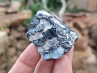 Natural Bright Silver Lead Galena Cobbed Specimens x 23 From Kaokoveld, Namibia