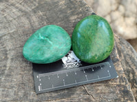 Polished Verdite Palm Stones x 12 From Zimbabwe