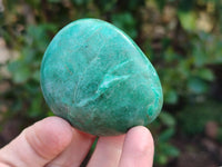 Polished Verdite Palm Stones x 12 From Zimbabwe