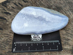 Polished Blue Lace Agate Free Forms x 4 From Nsanje, Malawi