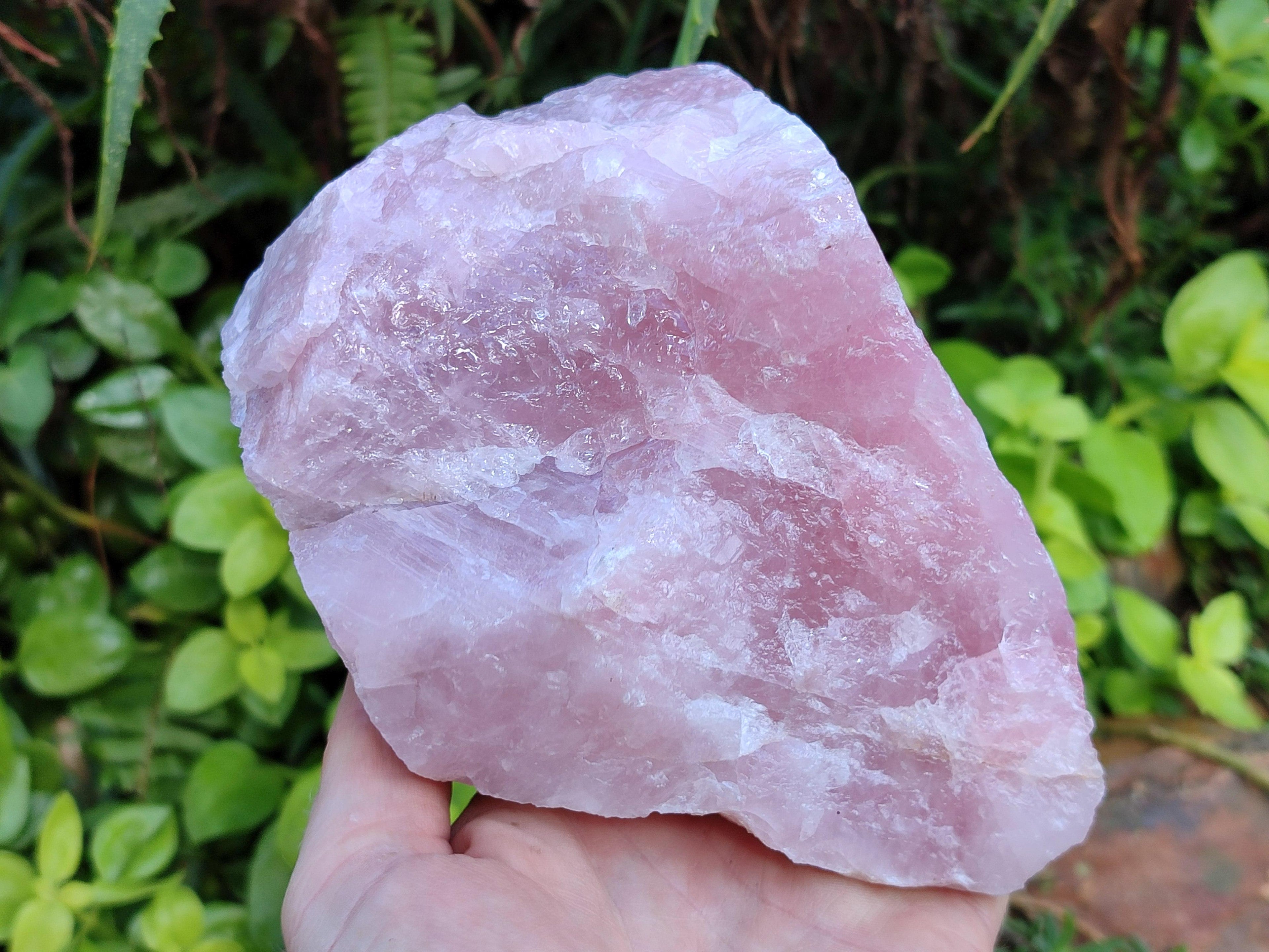 Natural Cobbed Rose Quartz Specimens x 4 From Northern Cape