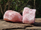 Natural Cobbed Rose Quartz Specimens x 4 From Northern Cape