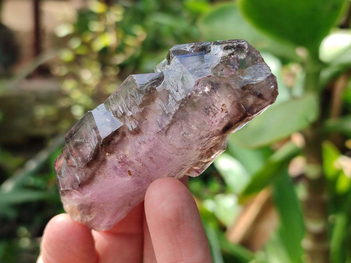 Natural Window Amethyst Crystals x 6 From Chiredzi, Zimbabwe