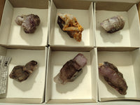 Natural Window Amethyst Crystals x 6 From Chiredzi, Zimbabwe