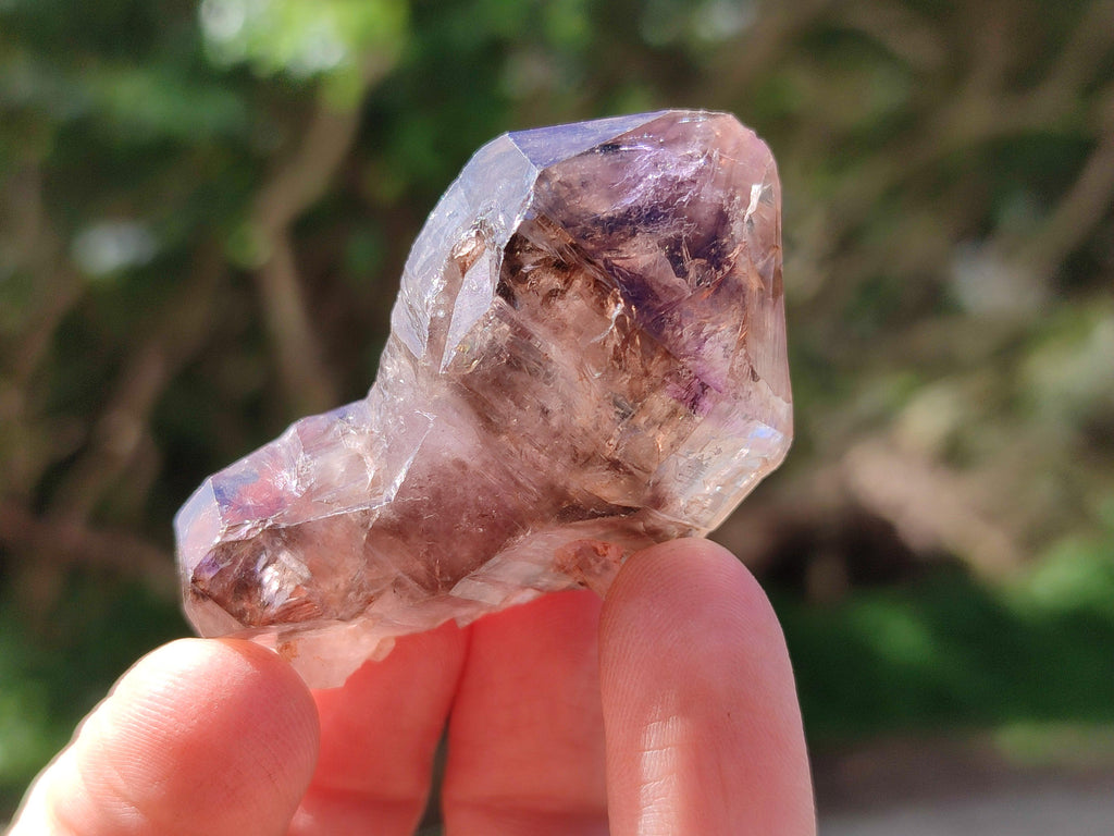 Natural Window Amethyst Crystals x 6 From Chiredzi, Zimbabwe