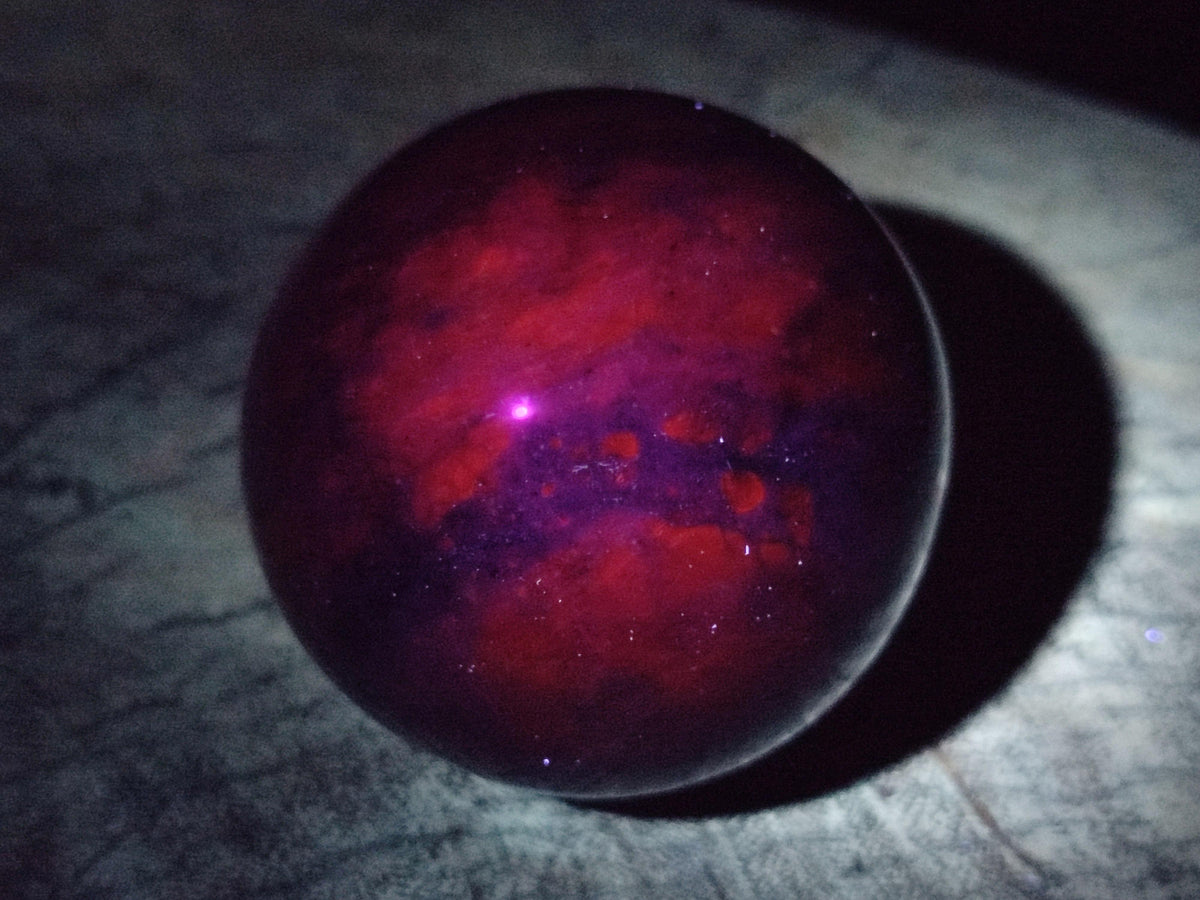 Polished Sodalite Spheres x 2 From Kunene River, Namibia