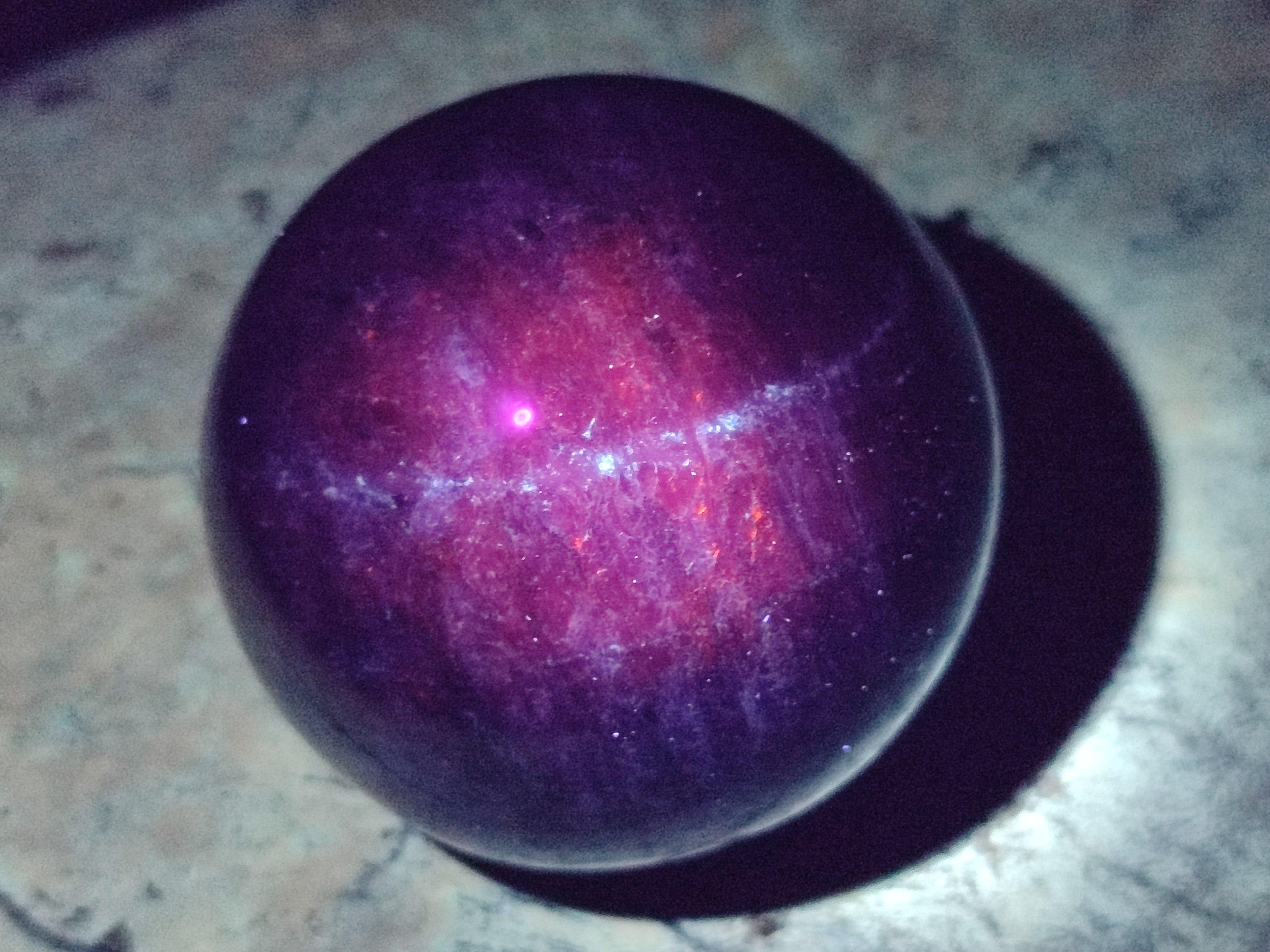 Polished Sodalite Spheres x 2 From Kunene River, Namibia