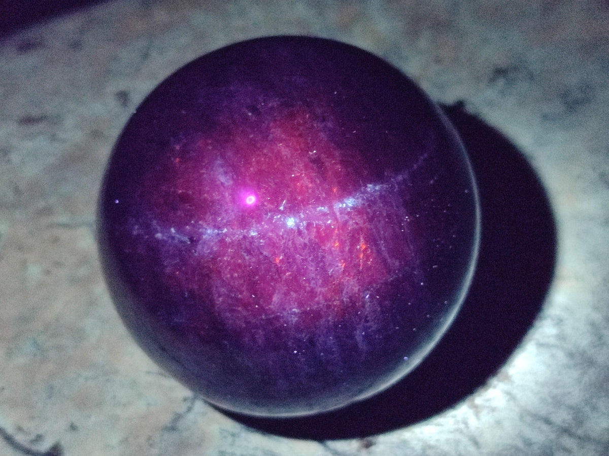 Polished Sodalite Spheres x 2 From Kunene River, Namibia