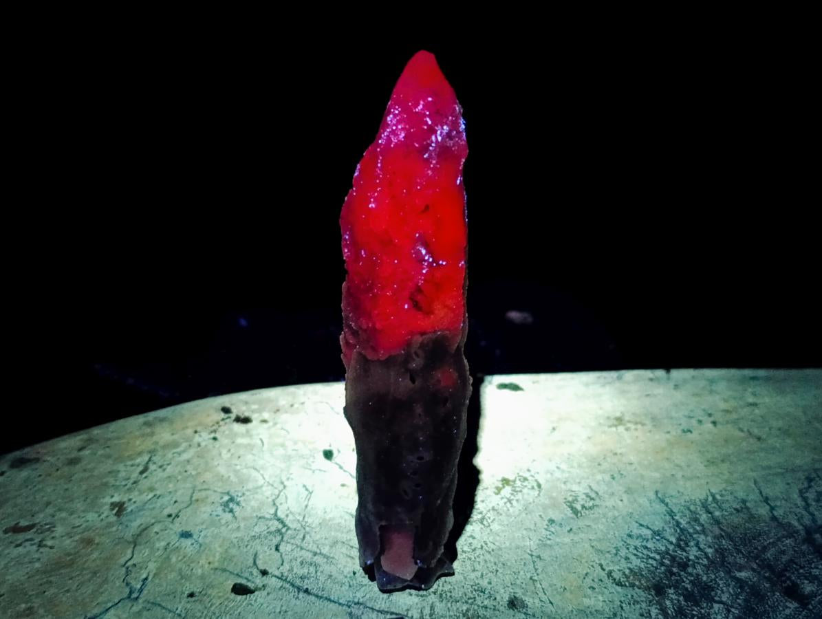 Natural Drusy Quartz Coated Calcite Spearhead Crystals x 12 From Alberts Mountain, Lesotho