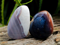 Polished Red Shashe River Agate Free Forms x 28 From Shashe River, Zimbabwe