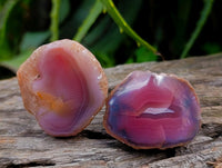 Polished Red Shashe River Agate Free Forms x 28 From Shashe River, Zimbabwe