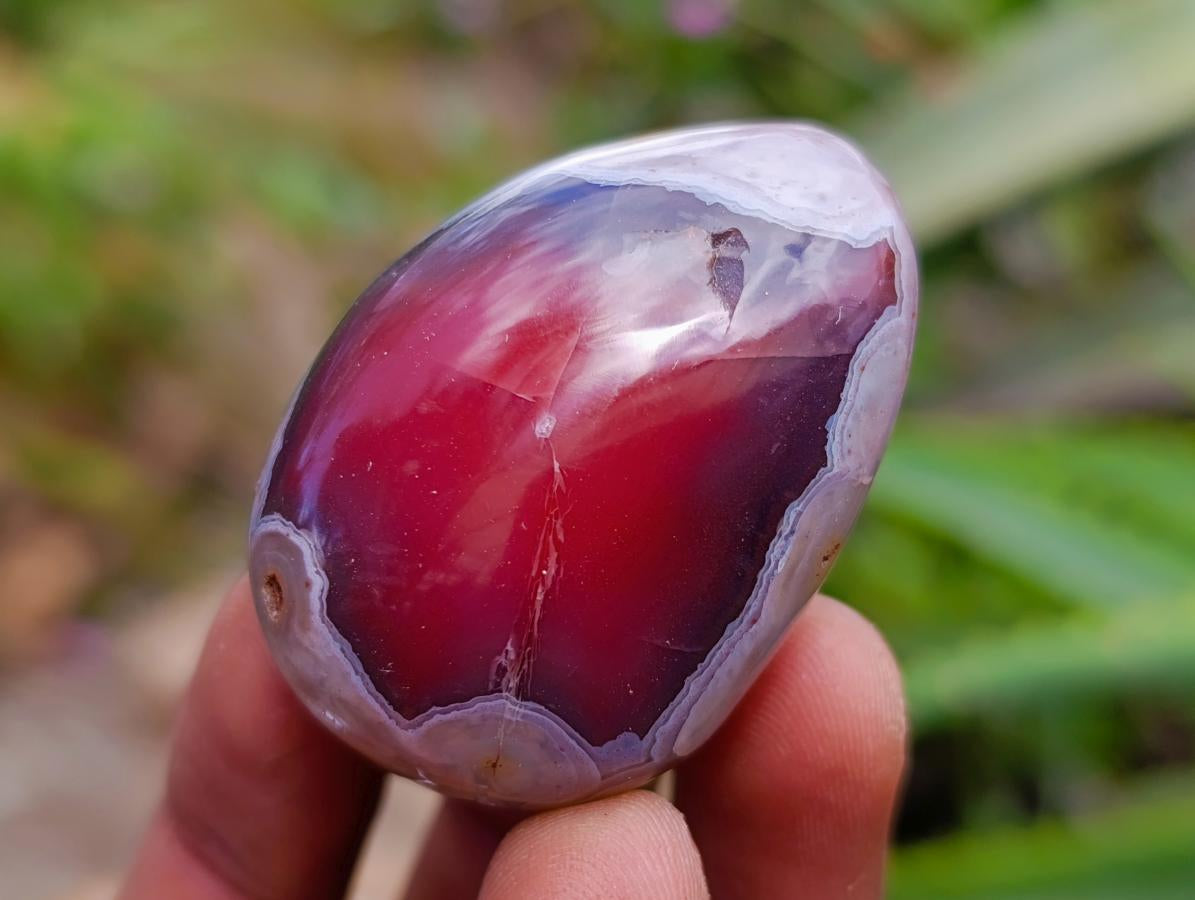 Polished Red Shashe River Agate Free Forms x 28 From Shashe River, Zimbabwe