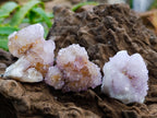 Natural Mixed Amethyst Spirit Quartz Clusters x 35 From Boekenhouthoek, South Africa