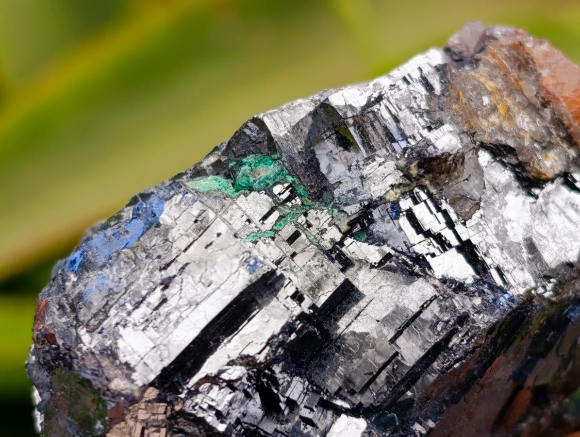 Natural Bright Silver Lead Galena Cobbed Specimens x 6 From Kaokoveld, Namibia