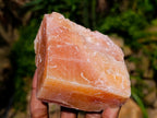 Natural Sunset Orange Calcite Specimens x 3 From Spitzkop, Namibia