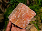 Natural Sunset Orange Calcite Specimens x 3 From Spitzkop, Namibia
