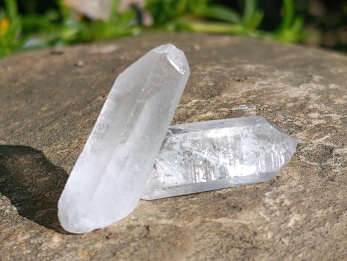 Natural Clear Quartz Crystals x 70 From Madagascar